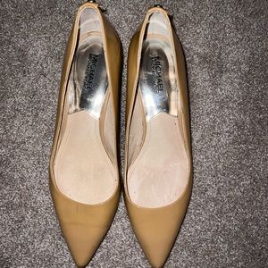 Michael Kors Pleather kitten heels